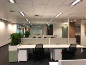 Office desk fitout coworking