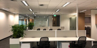 Office desk fitout coworking